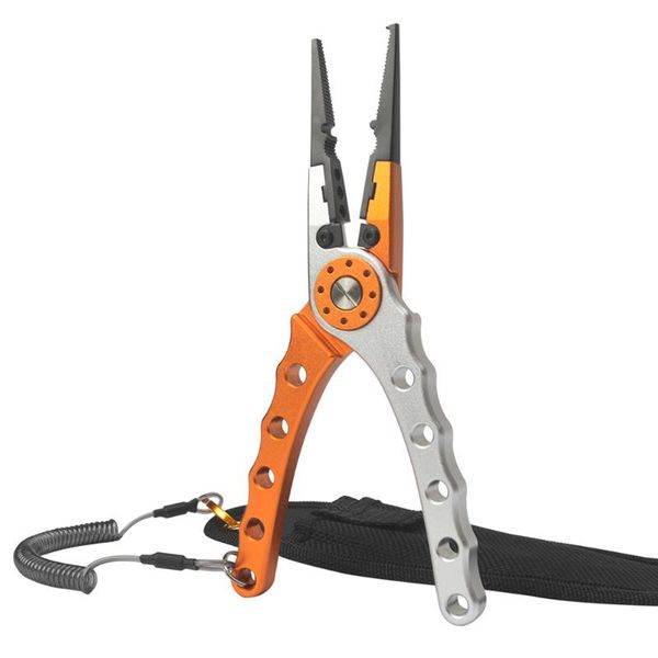 

fishing accessories pliers aluminum alloy scissors hook remover 150g 20cm tools line cutter multifunctional knot equipment