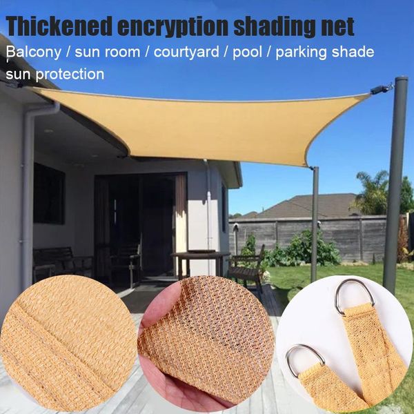 

sun shade sail uv blocks sand rectangle awning durable cover for deck patio garden yard a1