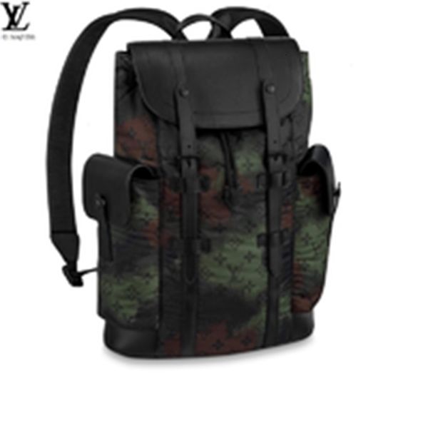 

chriser men oxidized m56411 brand small nylon camouflage backpack designer backpacks fashion women shows luxury leather business bags to, Red;black