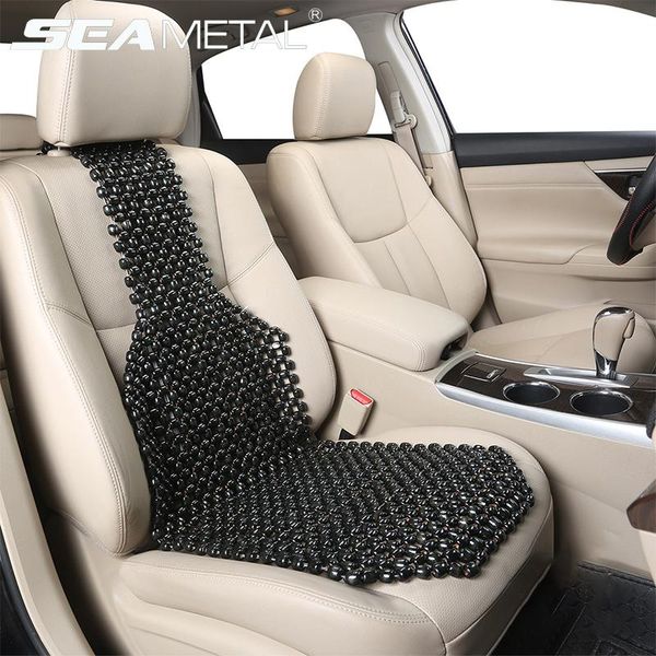 

car seat covers universial wood wooden bead cover breathable massage relax cushion mat chair for auto interior accessories