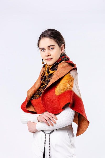 

scarves nomads felt gustav klimt freya's tears red silk shawl, Blue;gray