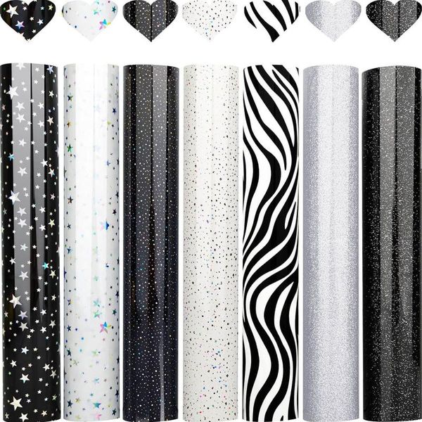 

window stickers carbon fiber foil film car wrap roll sticker heat transfer htv iron on bundle suitable for t-shirts patterns