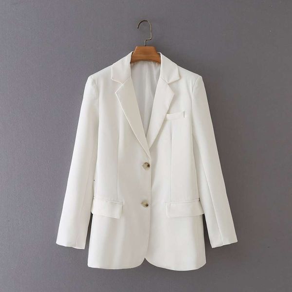 

autumn style single breasted solid color suit collar slim jacket, Black;brown