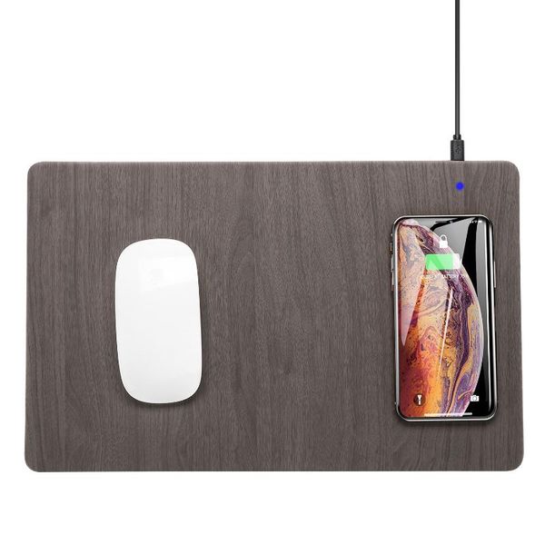 

mouse pads & wrist rests wireless charging pad pu leather mobile phone charger 10w