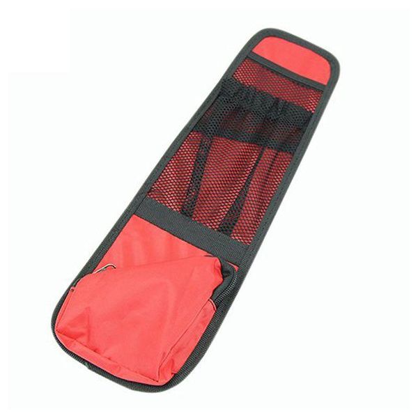 

car organizer auto seat chair side bag holder multi-pocket travel storage (red)