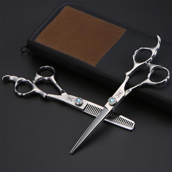 

6' 440c professional hair scissors cutting thinning hairdressing barber salon japan styling tools barbershop set