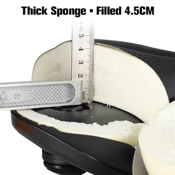 

bike saddles saddle comfortable mtb bicycle wide seat cushion with reflective strap absorption cycling