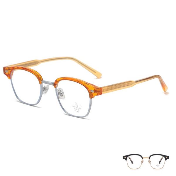 

sunglasses tr90 eyebrow eyewear anti blue light glasses pc lens eye protection optical eyelasses for men and women, White;black