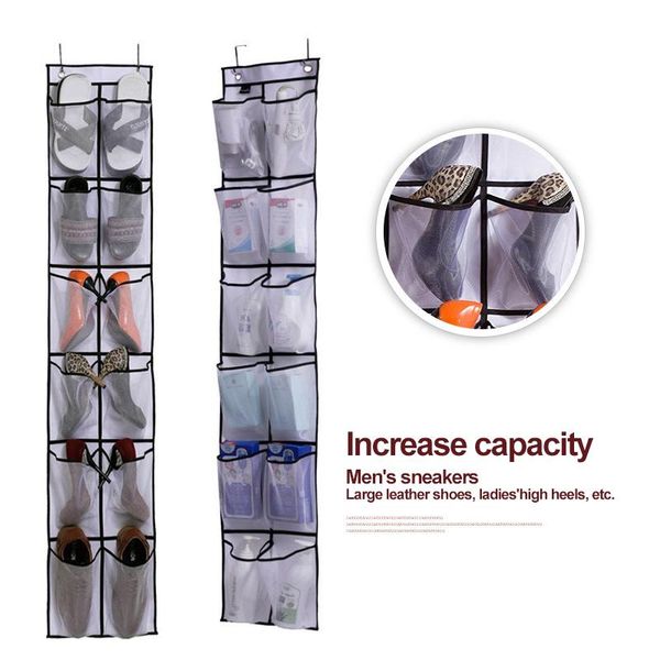

storage boxes & bins simple and modern door hanging bag non-woven for bedroom white / brown gray