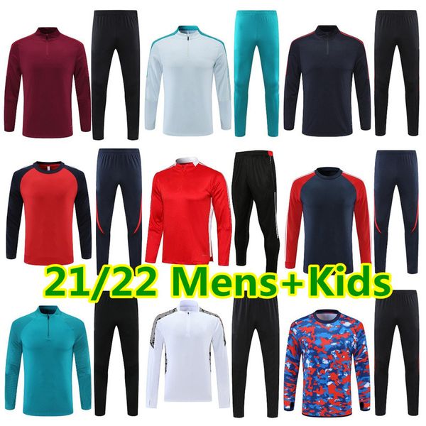 

bayerns kids jerseys muller child tracksuit robert lewandowski children sweater jacket kimmich soccer sets sane training kits wear football, Black