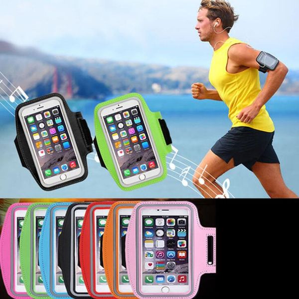 Para iPhone 6s À Prova D 'Água Esportes Running Braçadeira Saco De Exercício Braços Titular Bolsa Celular Braço Sacos Homem Mulheres Mulheres de Pulso de Fitness