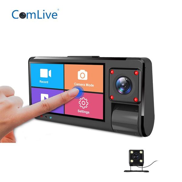 

car rear view cameras& parking sensors camlive 3 way 3inch touch screen dash camera hd1080p recording with motion detection support 128g