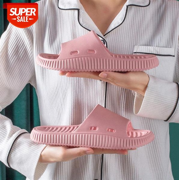 

sandals and slippers women day home indoor couple bathroom soft bottom silent stand #1t4v, Black