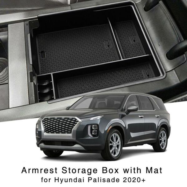 

car organizer tray storage wallet armrest 2021 abs plastic center coins console