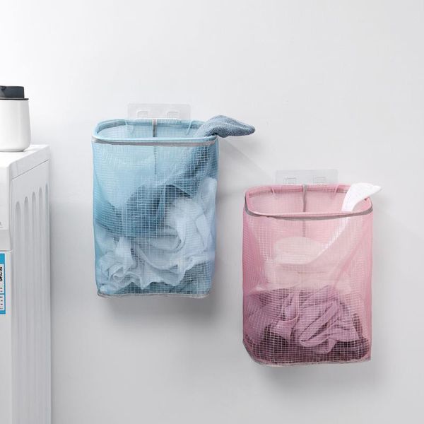 

wall mounted dirty clothes storage basket folding laundry bags