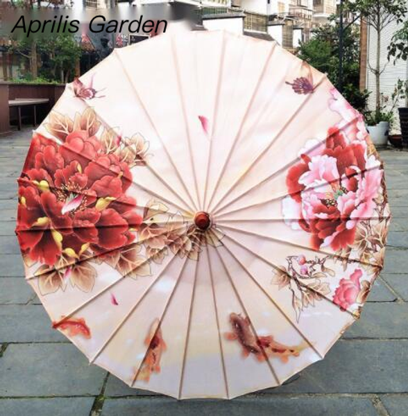 

womens rain umbrea chinese umbrea fengshui sik dance japanese poney decorative bamboo umbrea oi paper paraso