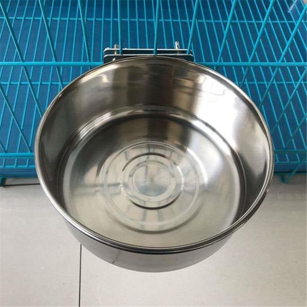 

other bird supplies pet birds hanging cage bowl dish cup anti-turnover stainless steel feeding food drinking feeder for parakeet lovebird fi