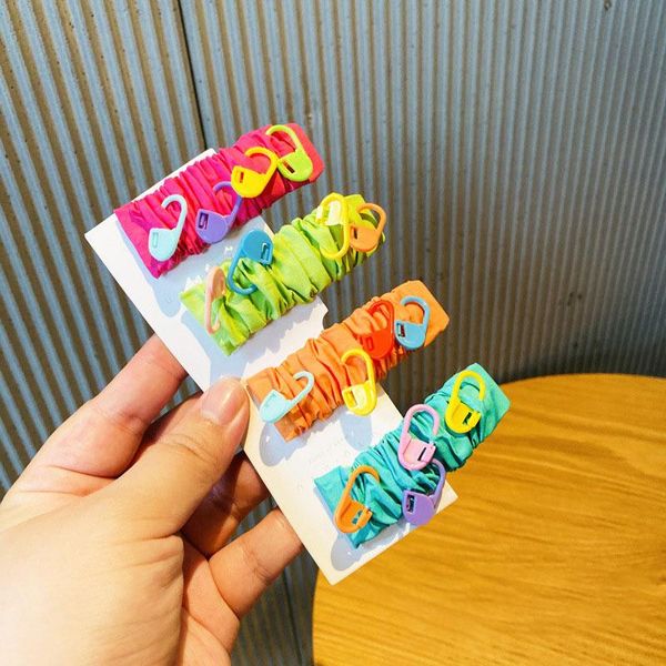 

hair accessories 2021 cute rectangle clips for baby girls korean sweet hairpin fashion barrettes wsuwki do wlosow, Slivery;white