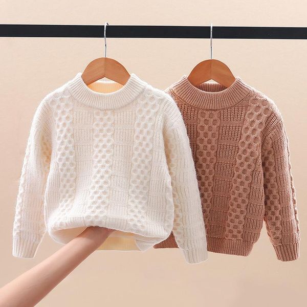 

pullover 2021 winter girl sweater for 8 years 4 6 10 toddler knitting pullovers cardigans boys spring autumn, Blue