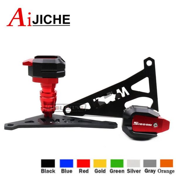 

parts motorcycle cnc falling protection frame slider fairing guard anti crash pad protector for s1000r s1000 r 2014 2021