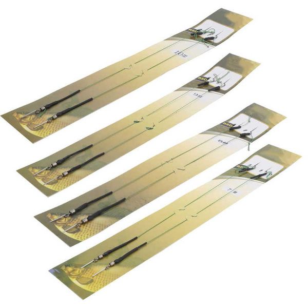 

fishing tool 5 set carp hair rigs line metal hooks bait wire hook accessory bass