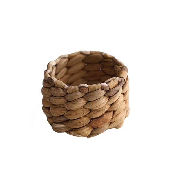 

napkin rings rustic woven ring handmade natural cattail cucurbita buckle holder