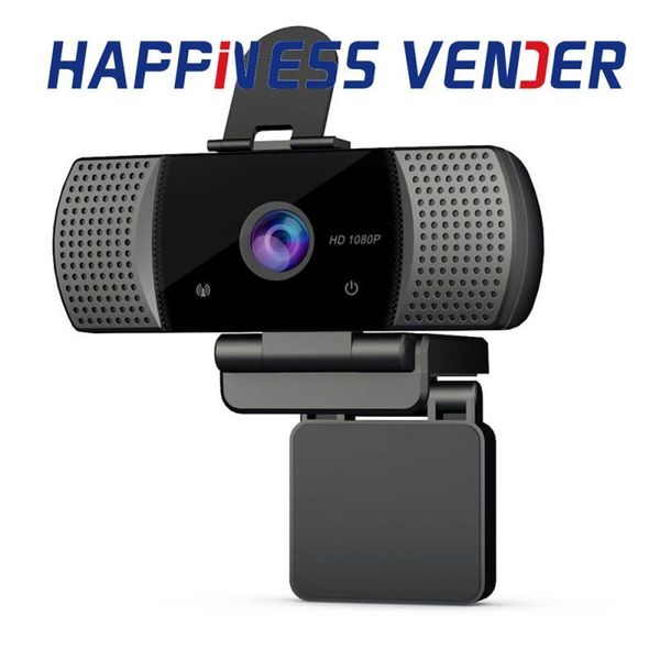 

webcams full 1080p hd usb webcam for pc desk& lapweb camera tripod 110 Â° wide angle lens built-in stereo microphone