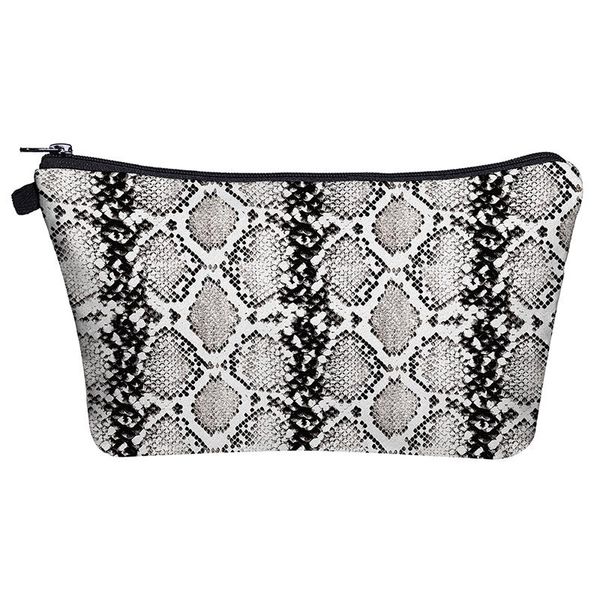 

makeup bag serpentine print cosmetic organizer women multifunction beauty bags & cases