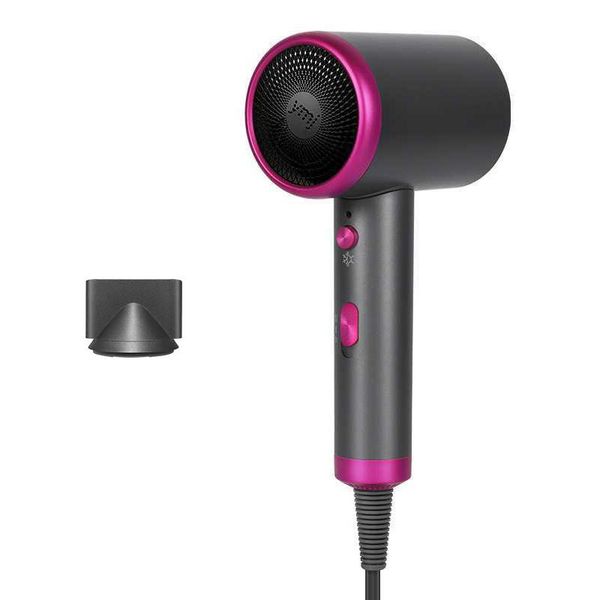 

electric hair brushes portable professional dryer strong wind salon hairdryer cold air negative ion hammer blower
