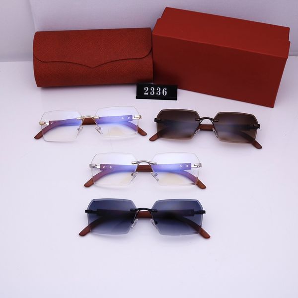 

2336 new popular sunglasses women cat eye frame goggles women popular style uv 400 protection with case 0808s, White;black