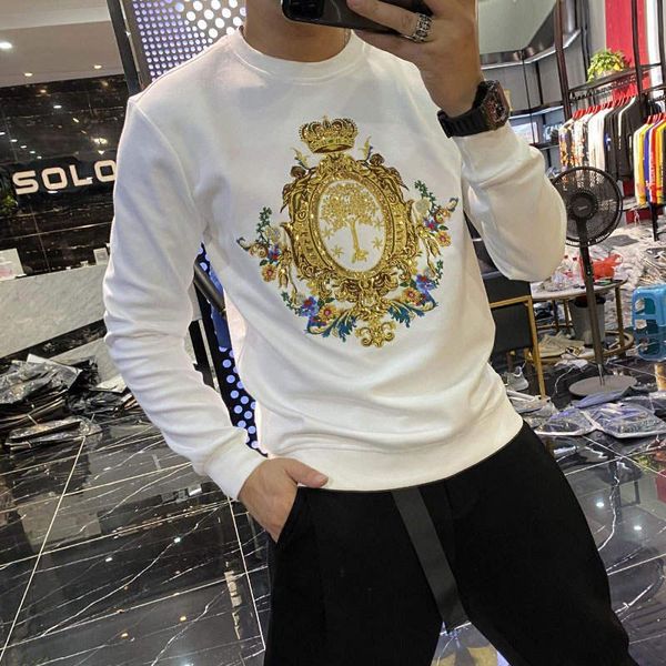 

tee men's harajuku t-shirts luxury black gold shirt homme sweat club, White;black