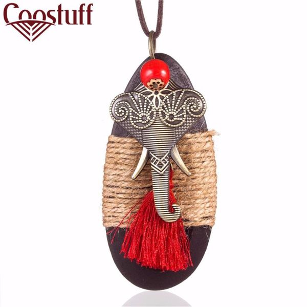 

pendant necklaces wholesale vintage woman jewelry statement & pendants elephant long necklace for women christmas gift collares, Silver