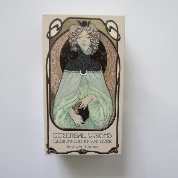 

new tarot oracless mysterious divination ethereal vision tarot deck for women girls cards board game