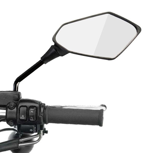 

2pcs/pair motorcycle rearview mirror scooter e-bike rear view mirrors back side convex 8mm 10mm carbon fiber