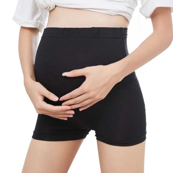 

maternity bottoms shorts high waist lace edge panties underwear pregnancy abdomen safety knickers pants underpants for pregnant women, White