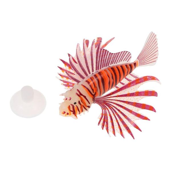 

cat toys artificial fish aquarium decor luminous tank