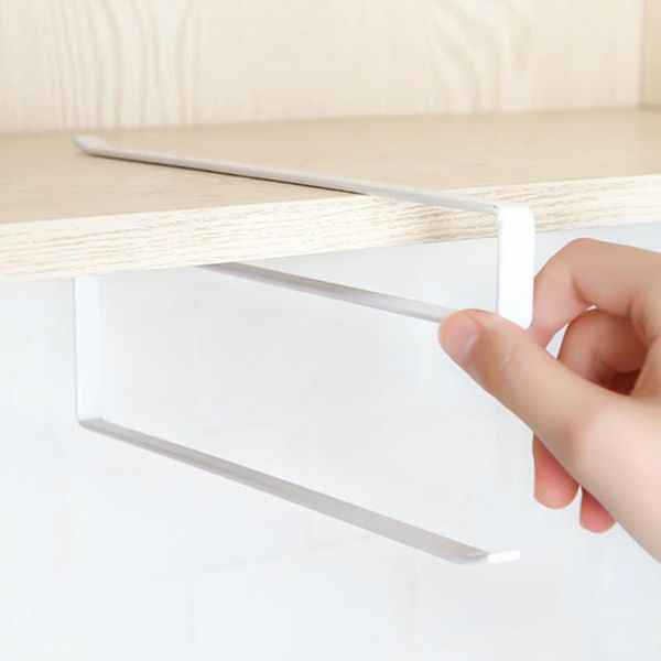 

tissue boxes & napkins creative bathroom iron art holder hole punched wall hanging vertical type kitchen refrigerator plastic wrap storage r