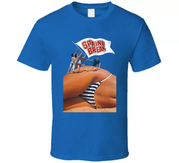 

spring break 80s comedy movie t shirt, White;black