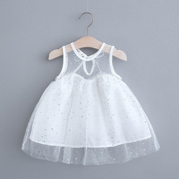 

baby girls princess dress toddler dresses sweet heart-shaped birthday silver sequins vestidos for 0-24m infant clothing girl's, Red;yellow