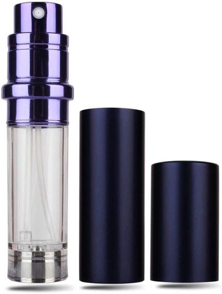 

storage bottles & jars 1pc mini spray bottle lotion cosmetic dispenser (lavender)