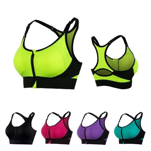 

yoga outfit women's sport underwear seamless vest no steel ring sports running bra