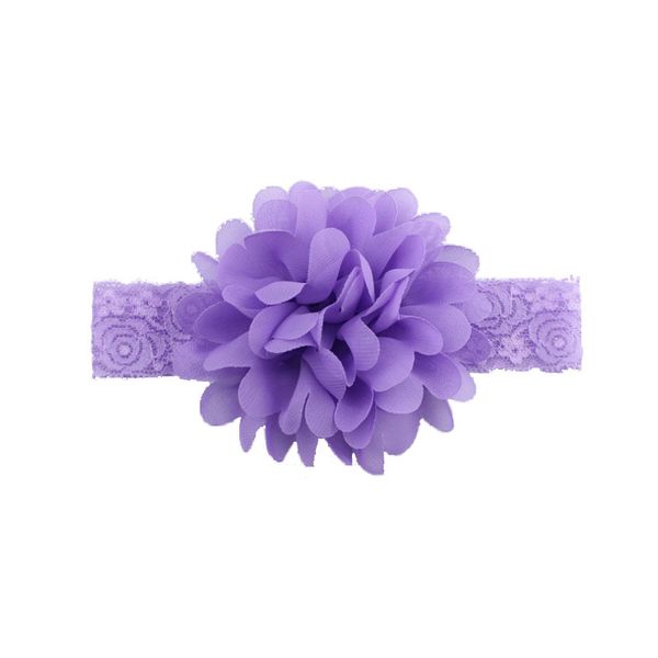 

chiffon baby headbands for girls 0-3 months red chiffon headband lace flower hairbands 14 colors 211201, Silver
