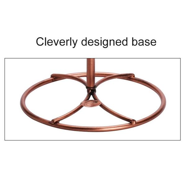 

tablewine racks metal stemware storage rack glass cup holder with 6 hooks for home hogard