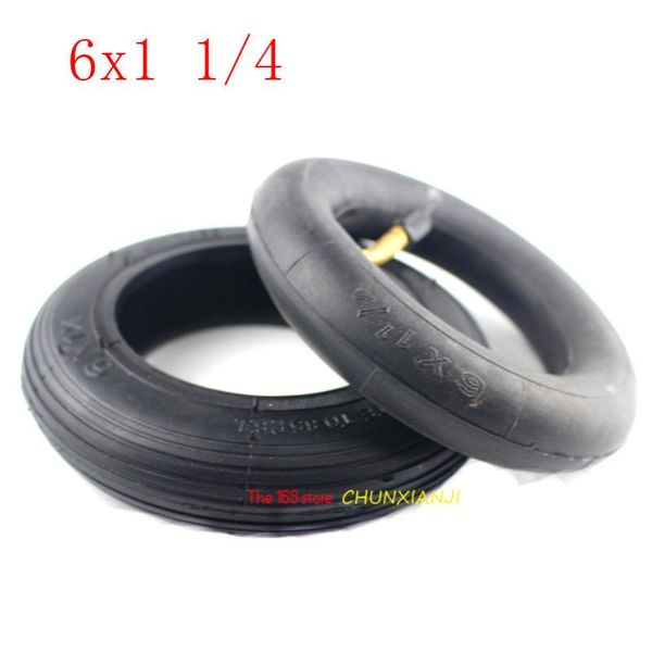 

motorcycle wheels & tires size 6x1 1/4 tire with inner tube fits many gas electric scooters and e-bike 6 inch for a-folding bike x 11/4 tyre