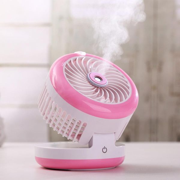 

electric fans 2021 fashion mini portable spray beauty fan humidification charging small usb