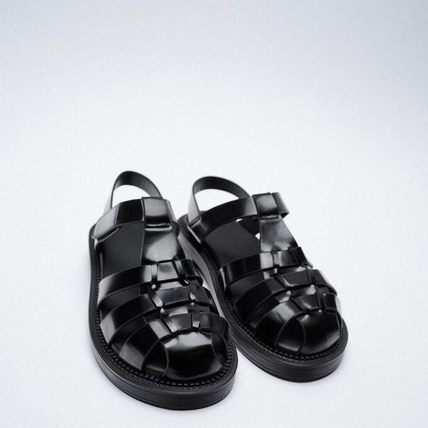 

sandals fashion womens shoes 2021 beige heeled buckle luxury black flat closed girls low rome scandals pu basic autumn solid
