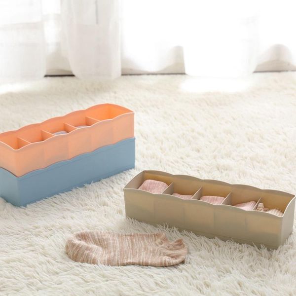 

storage drawers plastic drawer organizers multipurpose 5 cells socks box living room,bathroom boxes separation sort out