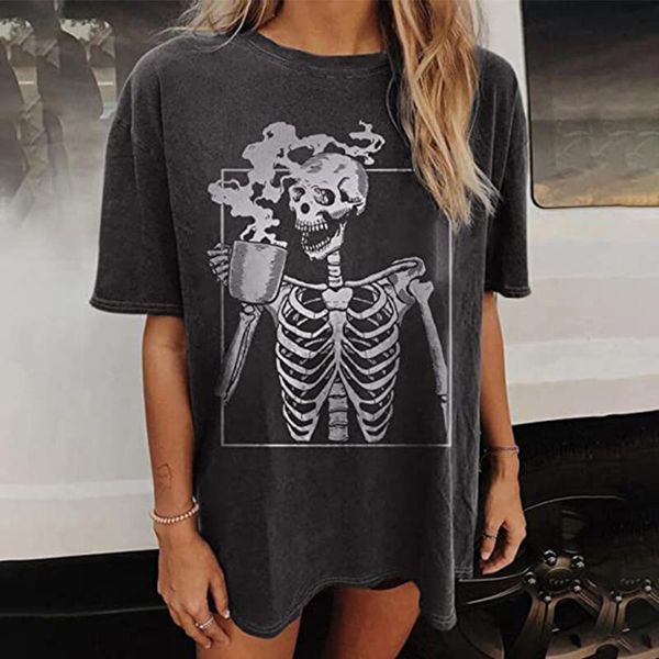 

women's t-shirt vingate mori style women t-shirts short sleeve o-neck punk aesthetic graphic tees oversized treetwear vetement femme a, White