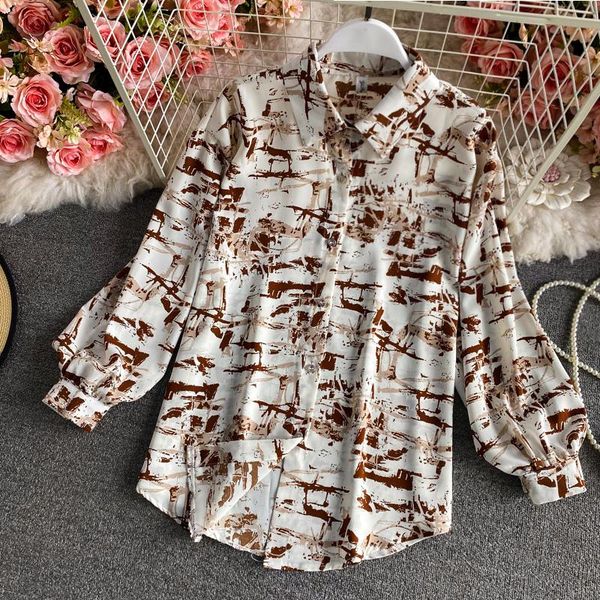 

fashion women's clothing full turn-down collar woman tshirts t-shirt, White