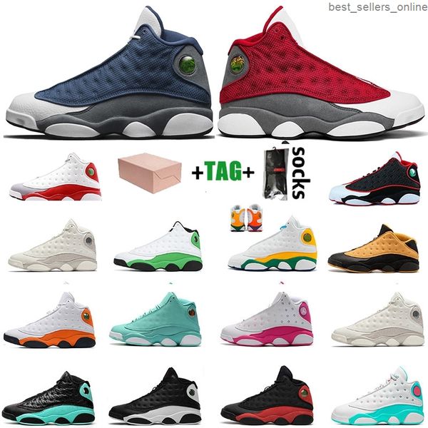 

luxury 2021 with box 13 13s jumpman basketball shoes mens womens starfish playground lakers sports sneakers trainers size 13, Black